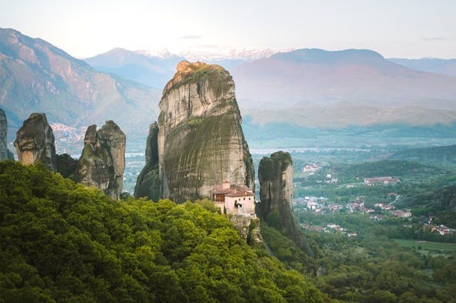 Meteora: Majestic cliffs, ancient monasteries, timeless beauty.