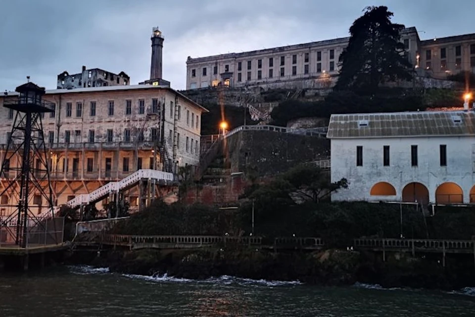 Alcatraz at night