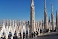 De terrassen van de Duomo di Milano