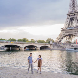Eiffeltornet sett från Port Debilly