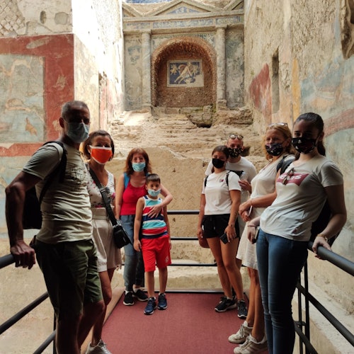 Pompeya y Vesubio: Tour guiado con ida y vuelta desde Nápoles