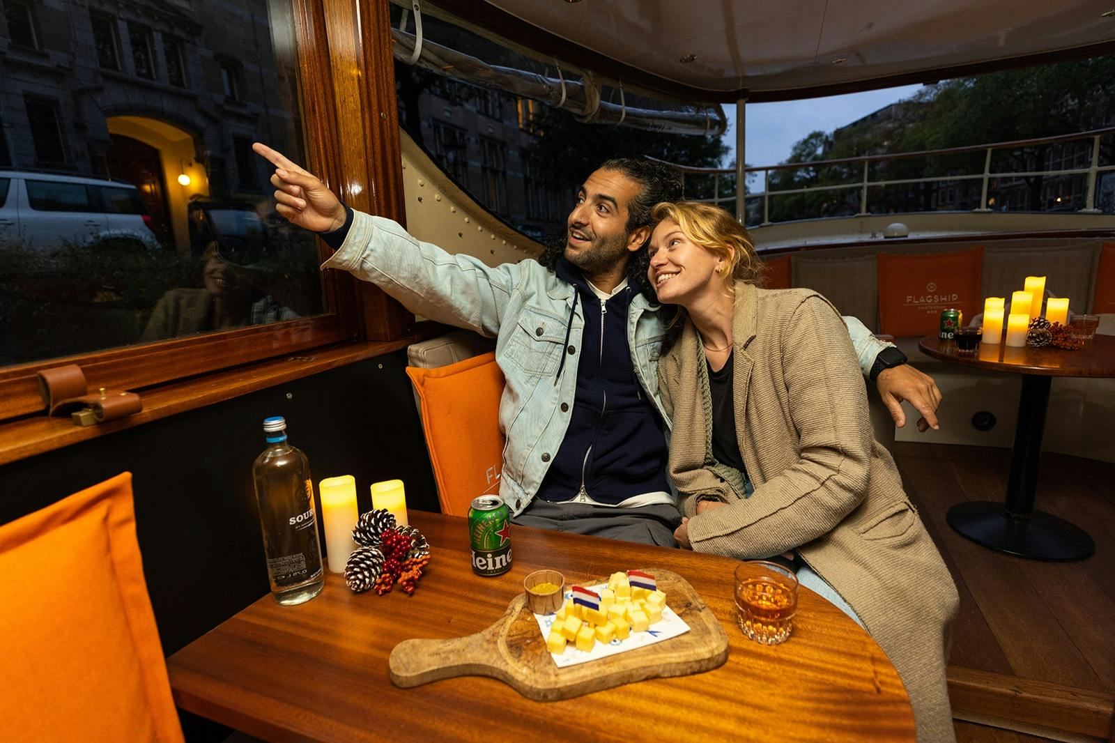 Flagship crew, customers & boat