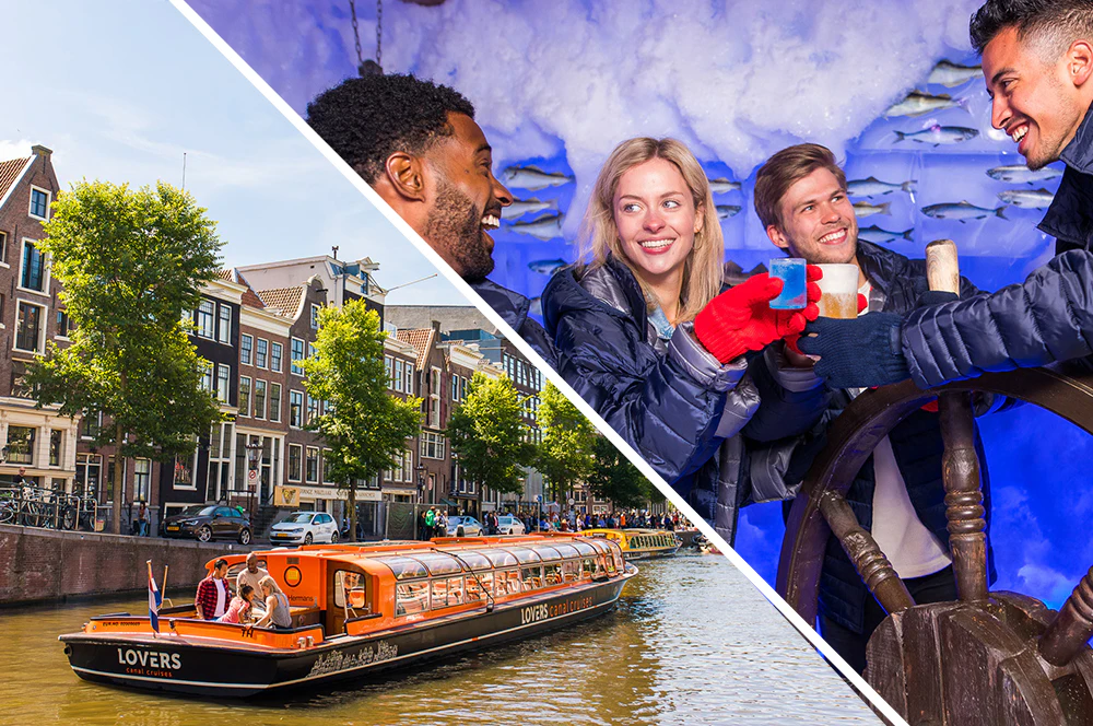 Amsterdam: Canal Cruise & XtraCold Icebar
