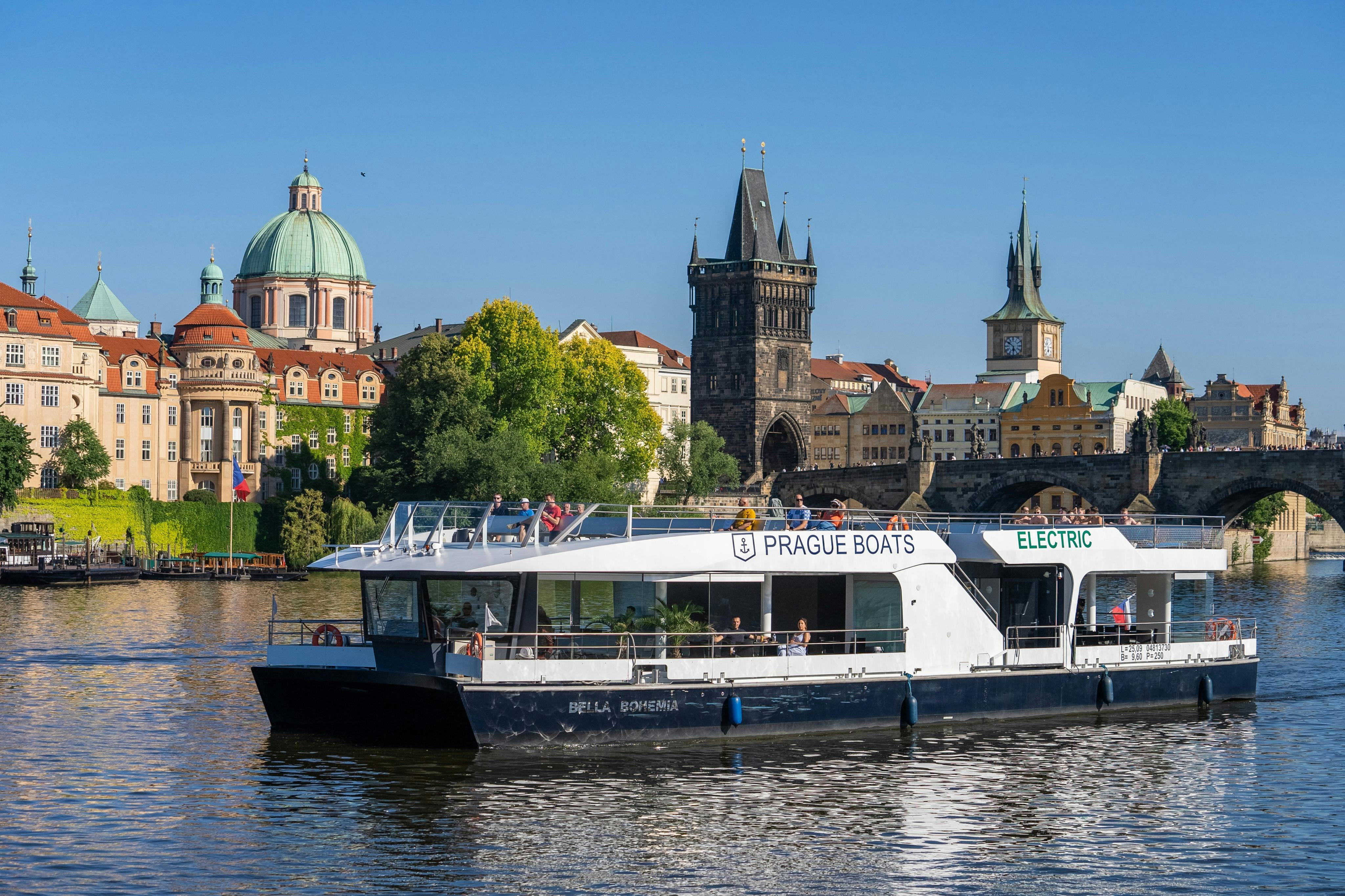 Prague tour boat