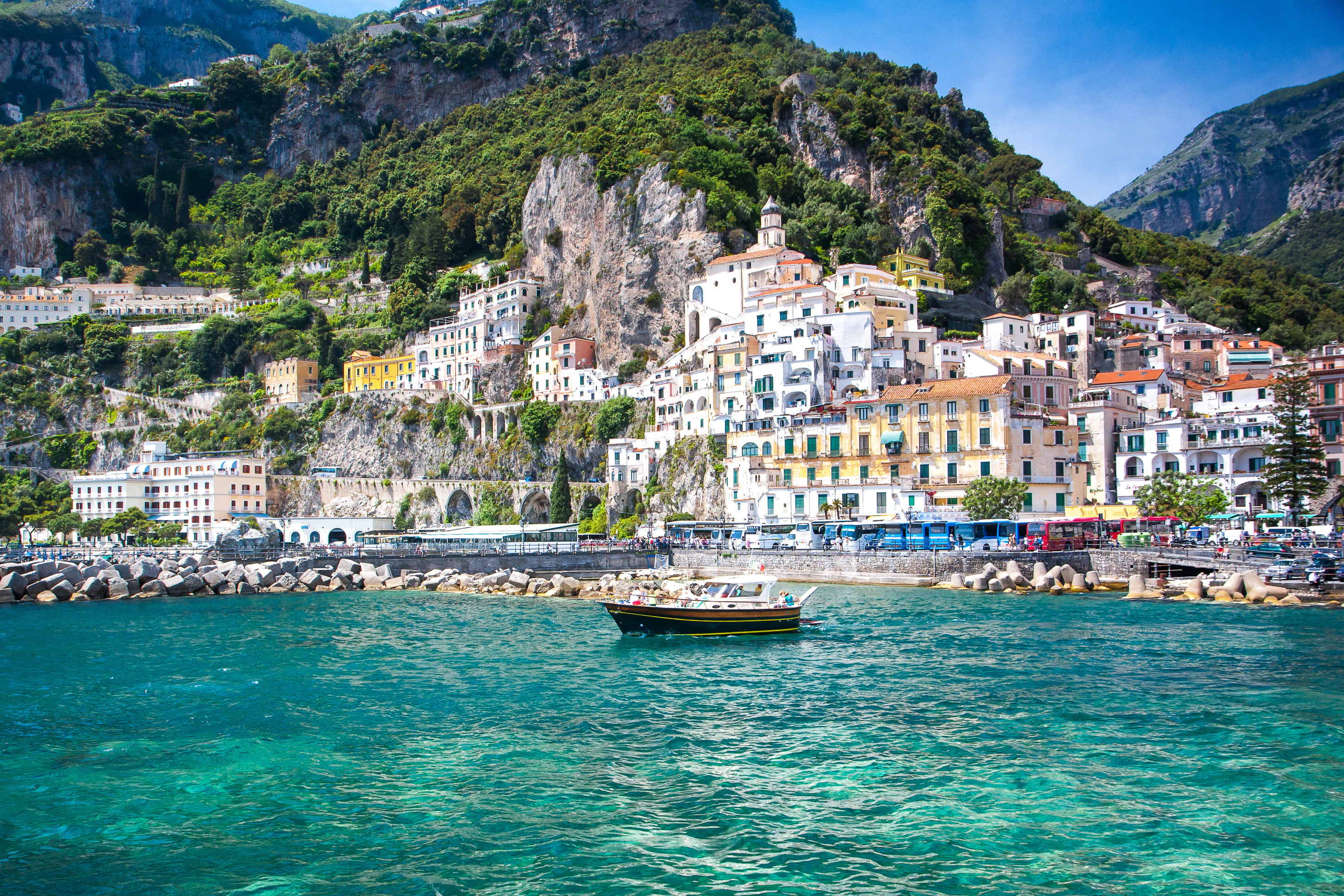 Amalfi & Positano: Boat Tour from Sorrento