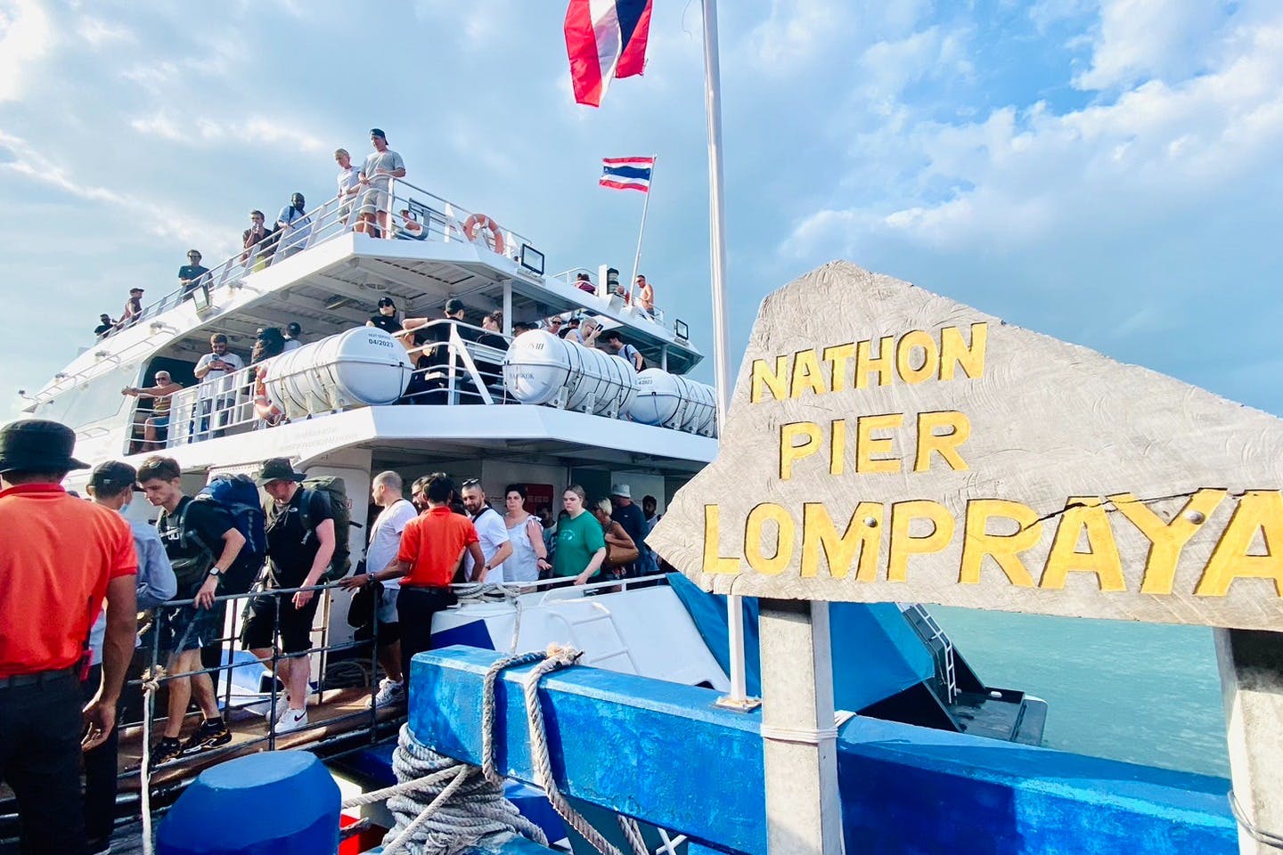 Explore Koh Samui's attractions right after arrival at the pier.