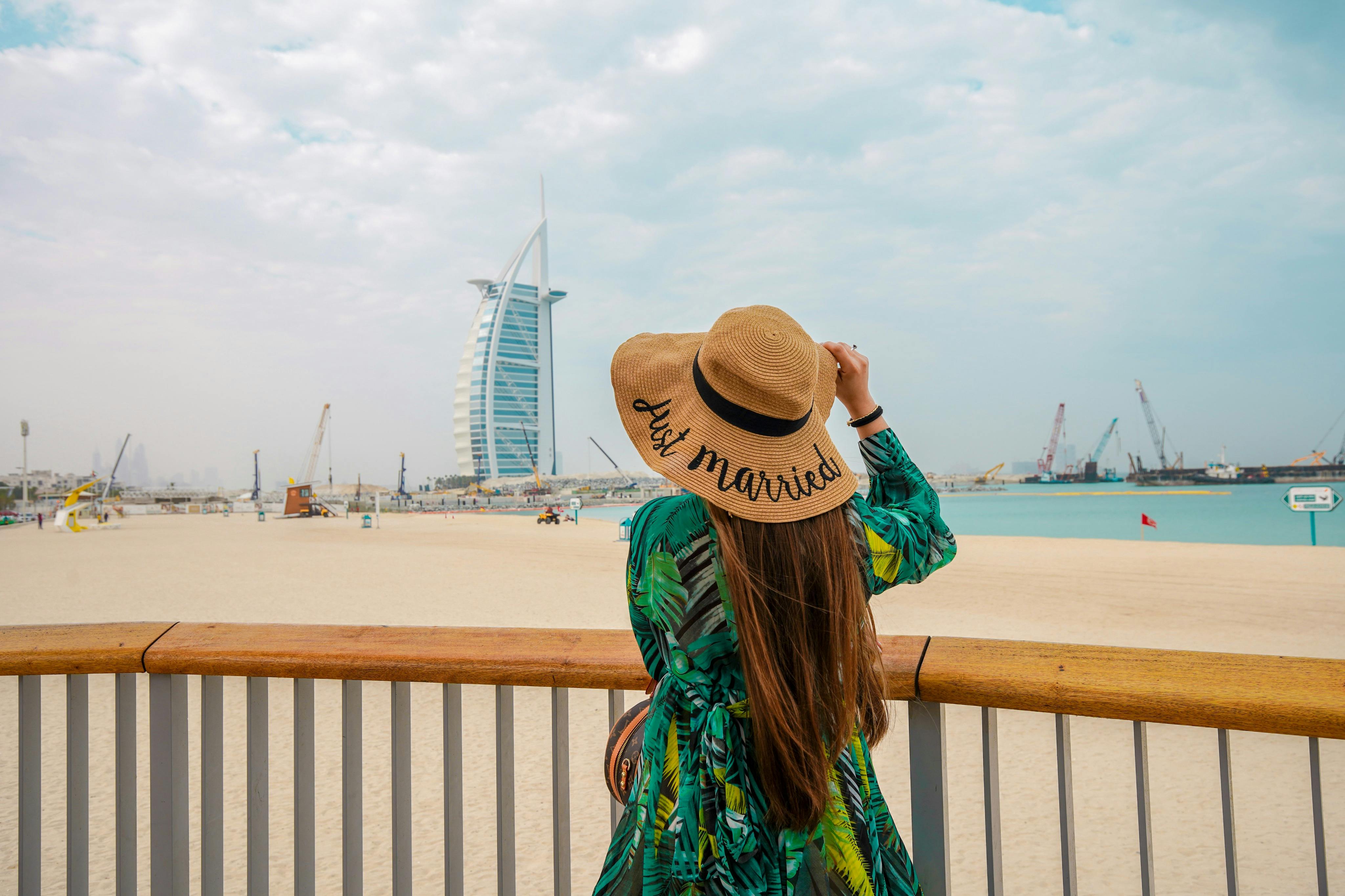 Burj Al Arab view from Beach