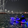 Night kayaking