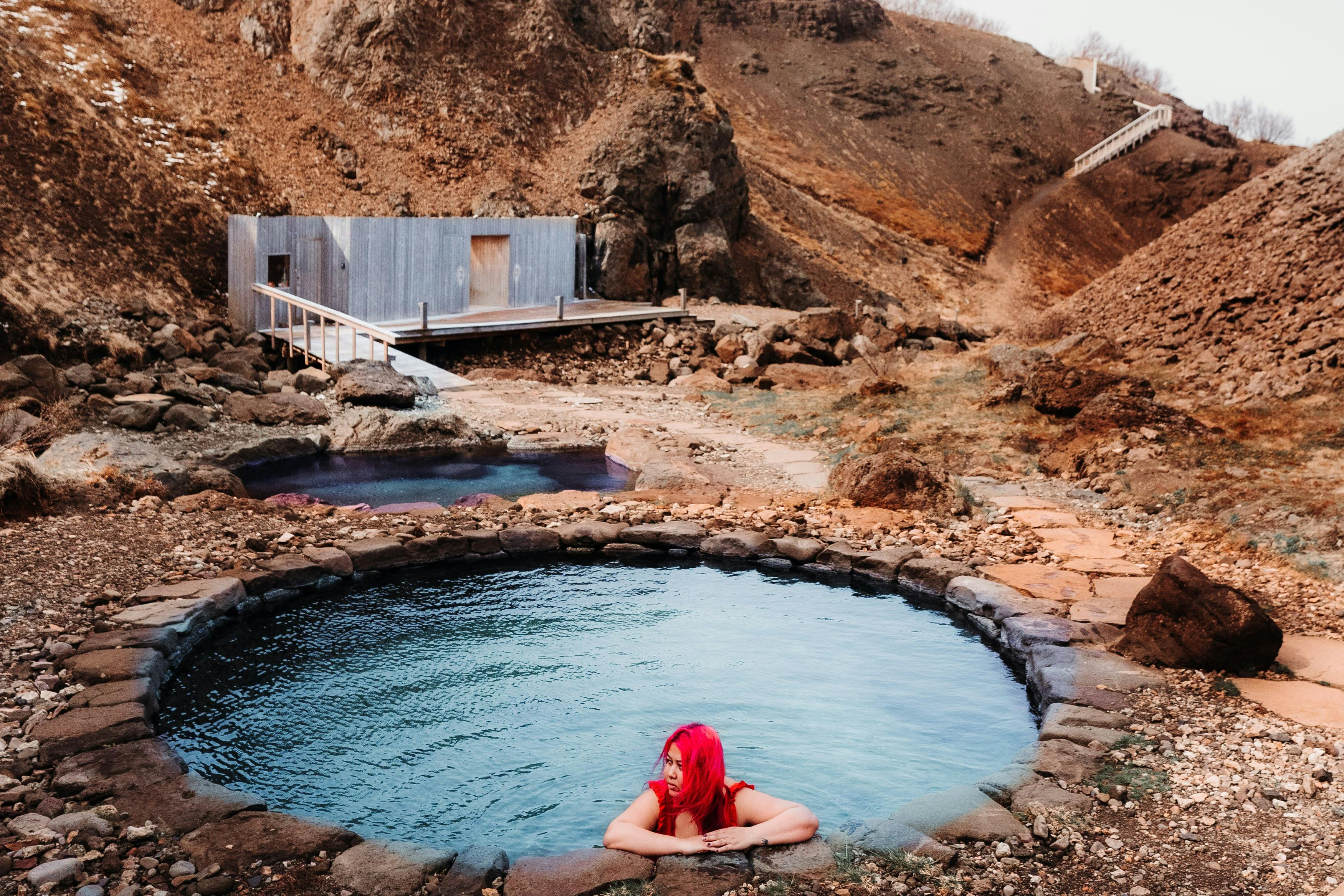 Canyon bath pools