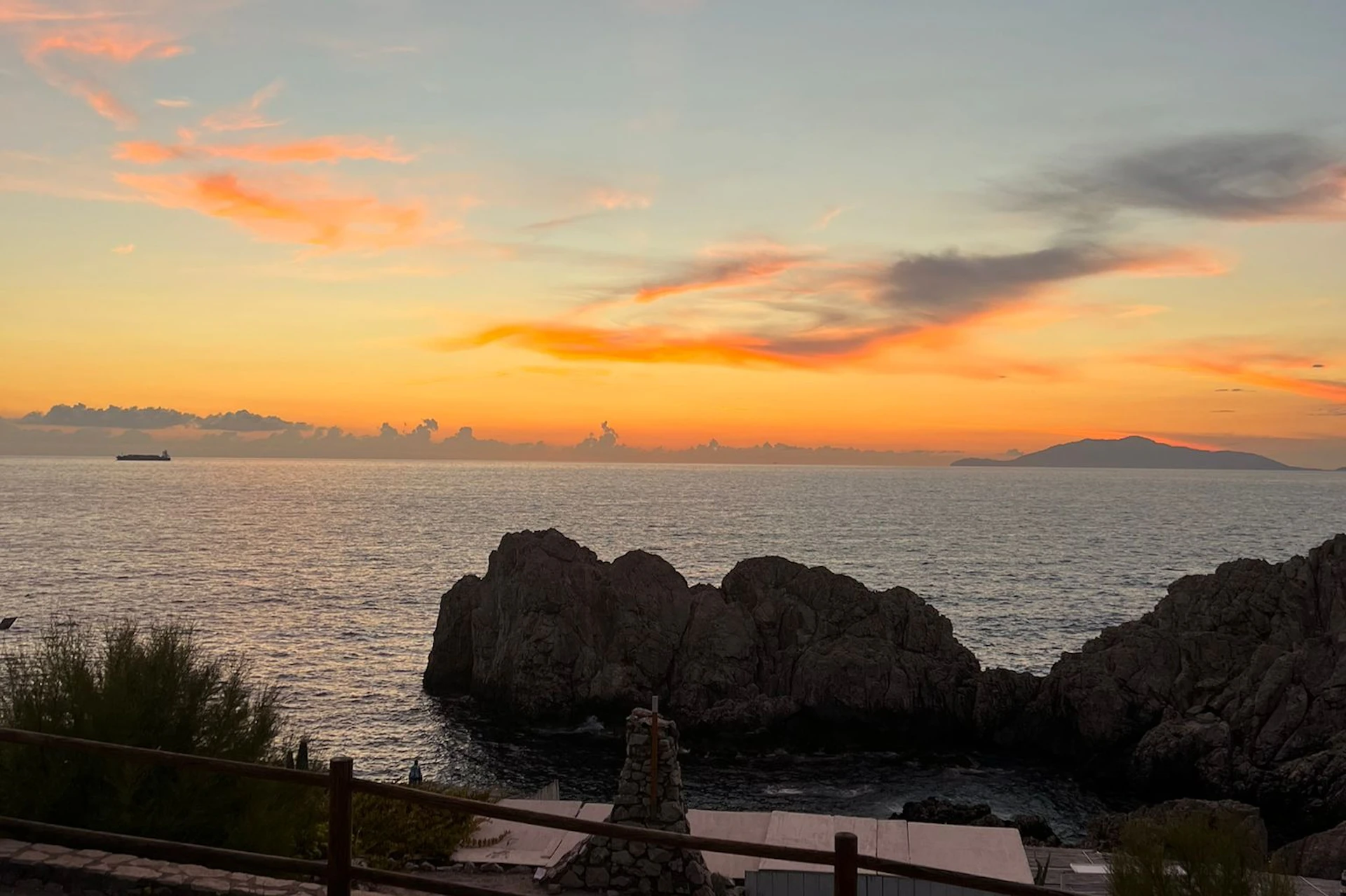 Sunset on Capri Island