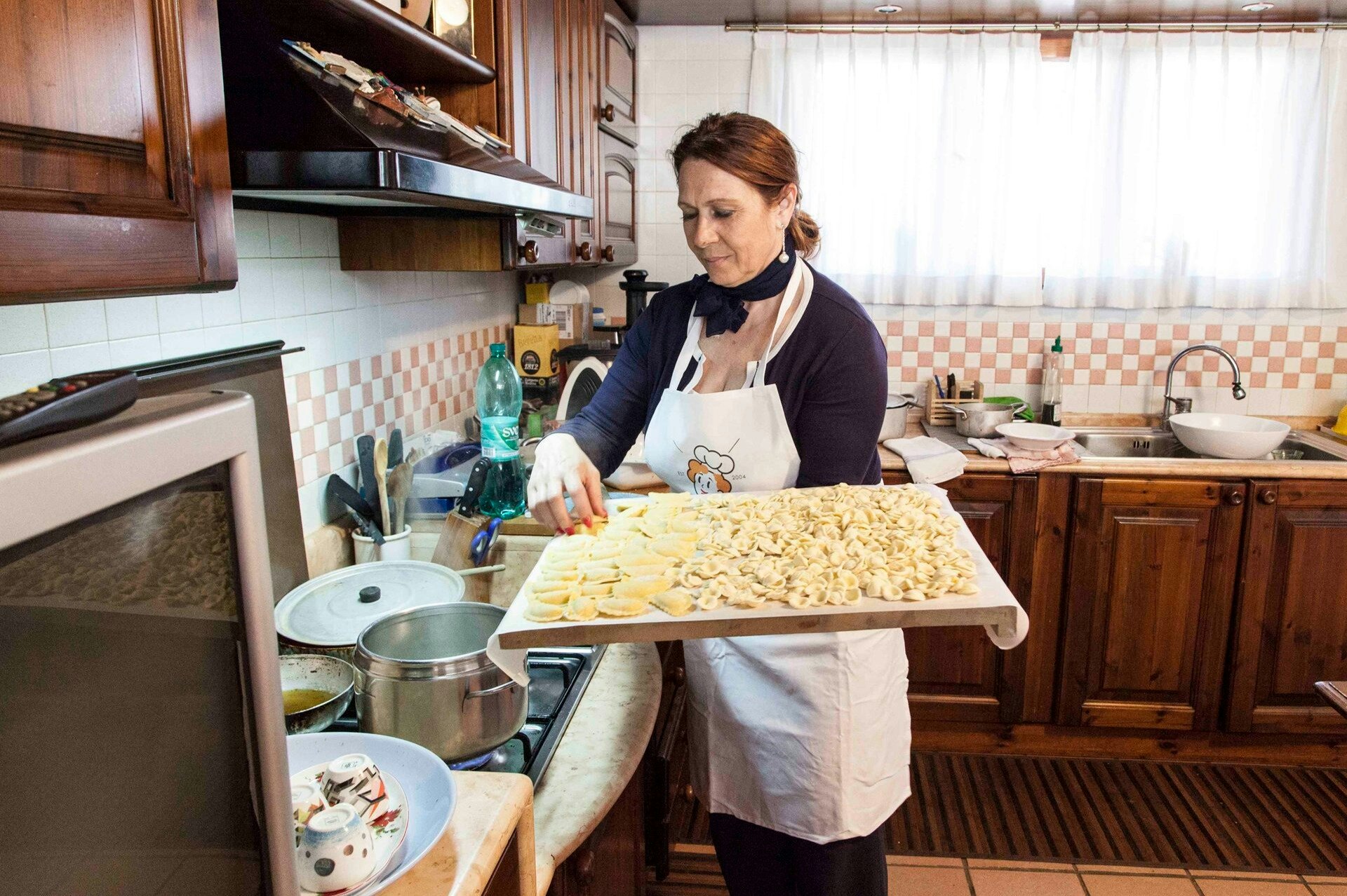 Sorrento: Aula de culinária caseira para pequenos grupos com um anfitrião local