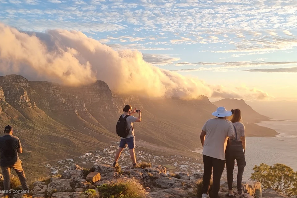 views from Lions Head sunset