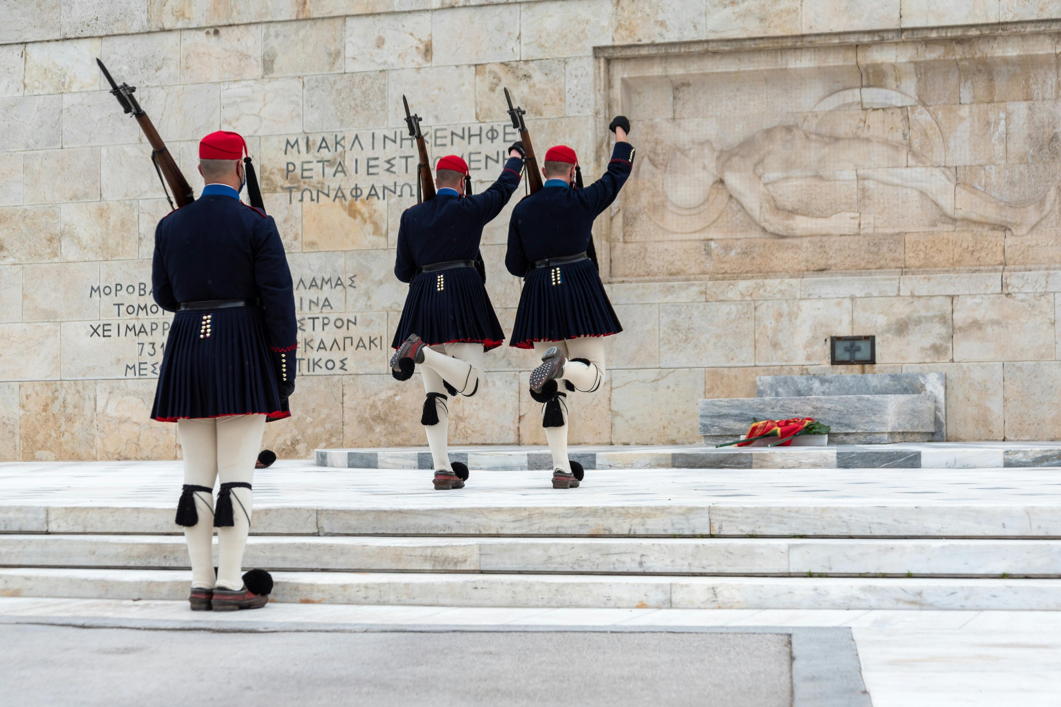 The change of presidential guards