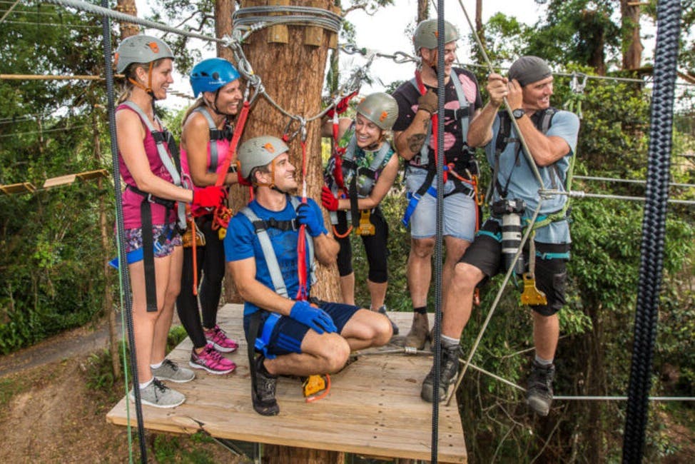 TreeTop Adventure Challenge sur la Sunshine Coast