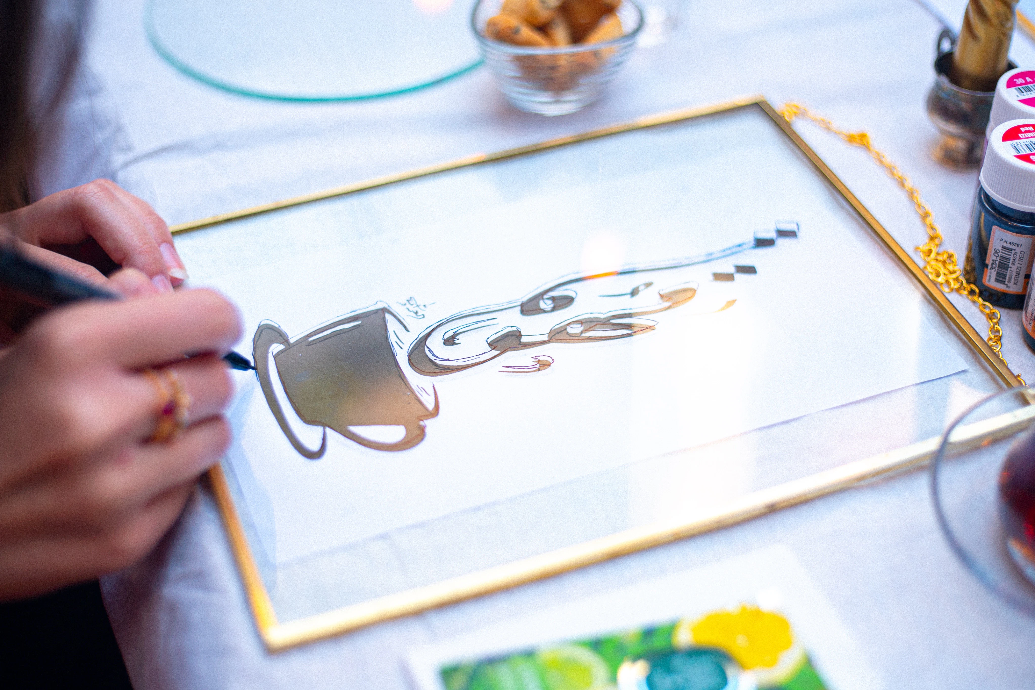 Istanbul: Calligraphy Workshop + Unlimited Turkish Tea & Coffee