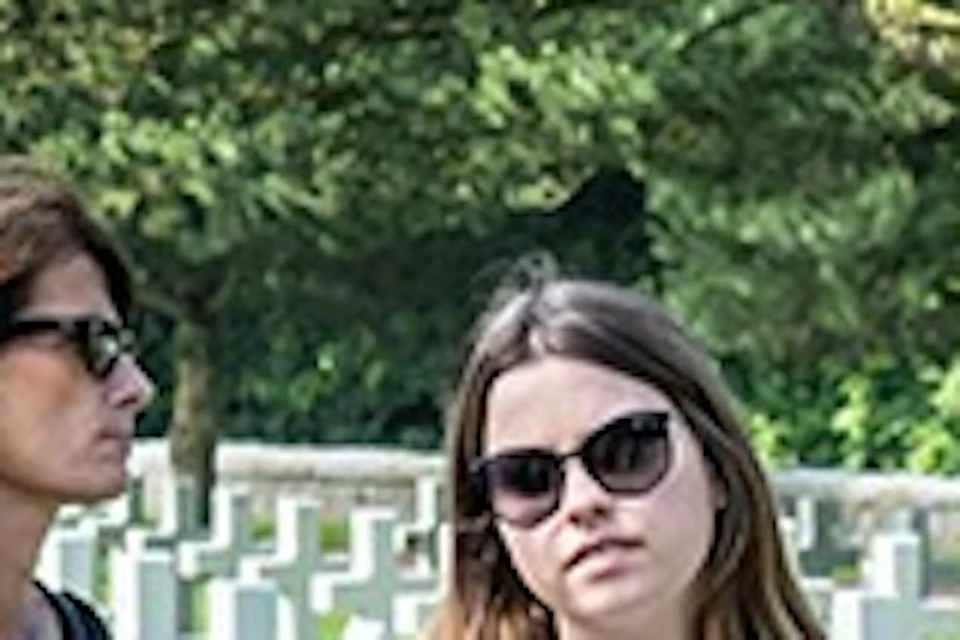 Group at the American Cemetery