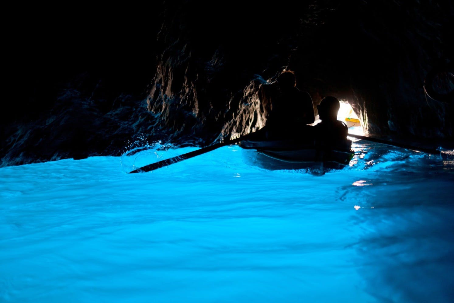 blue cave