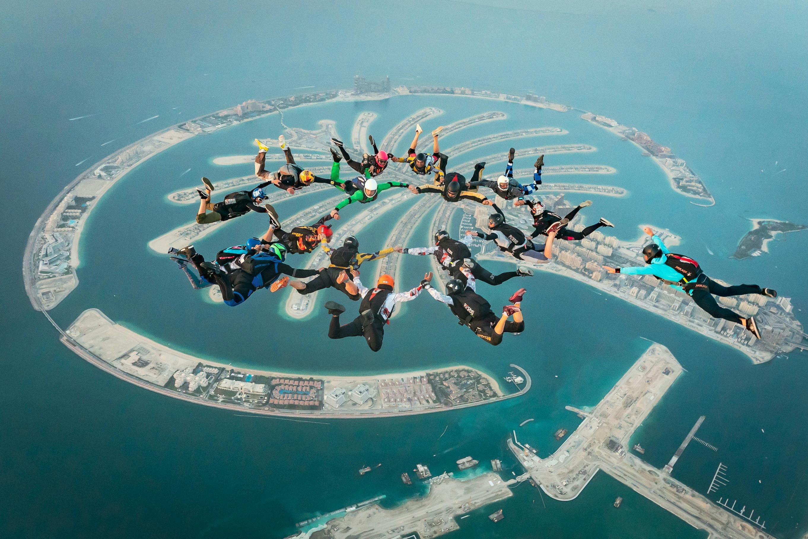 Skydive Dubai - Tandem over de Palm