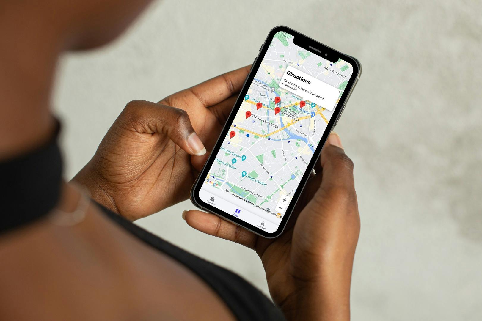 Directions Wanderway app