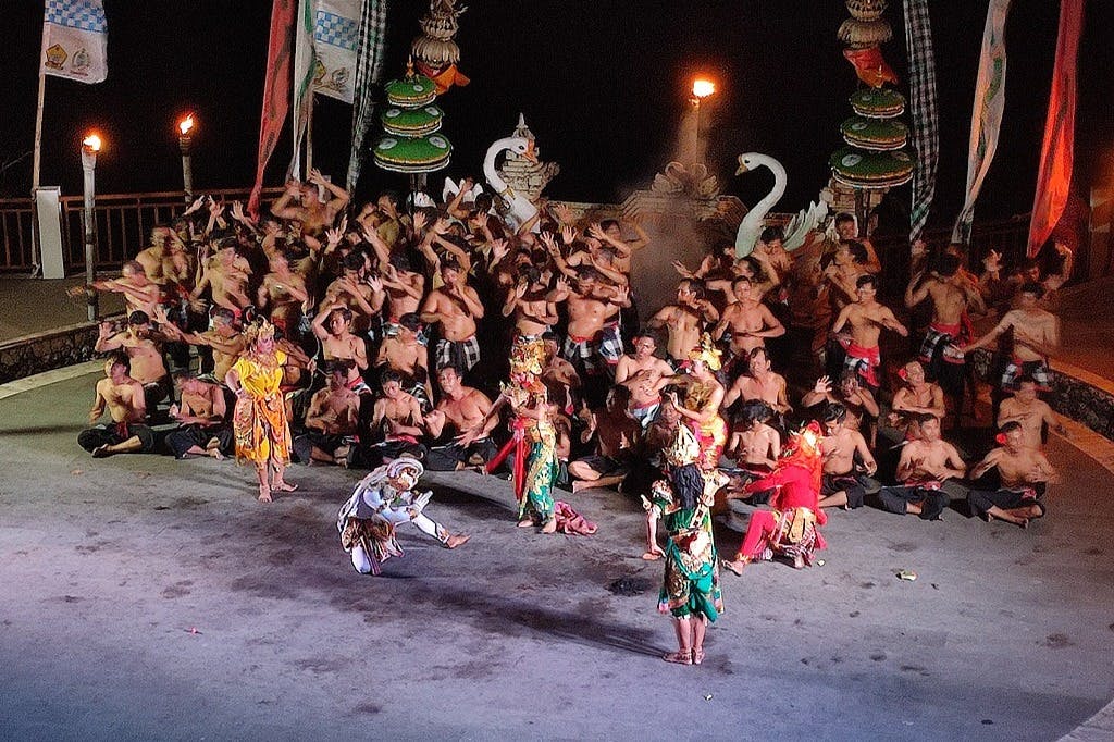 Melasti Beach Kecak Dance Show