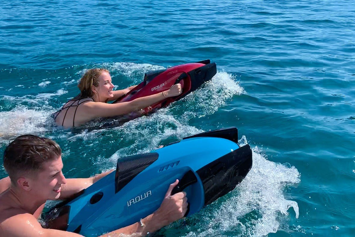 Μεγέθυνση κάτω από το νερό με ταχύτητες έως και 25 km/h