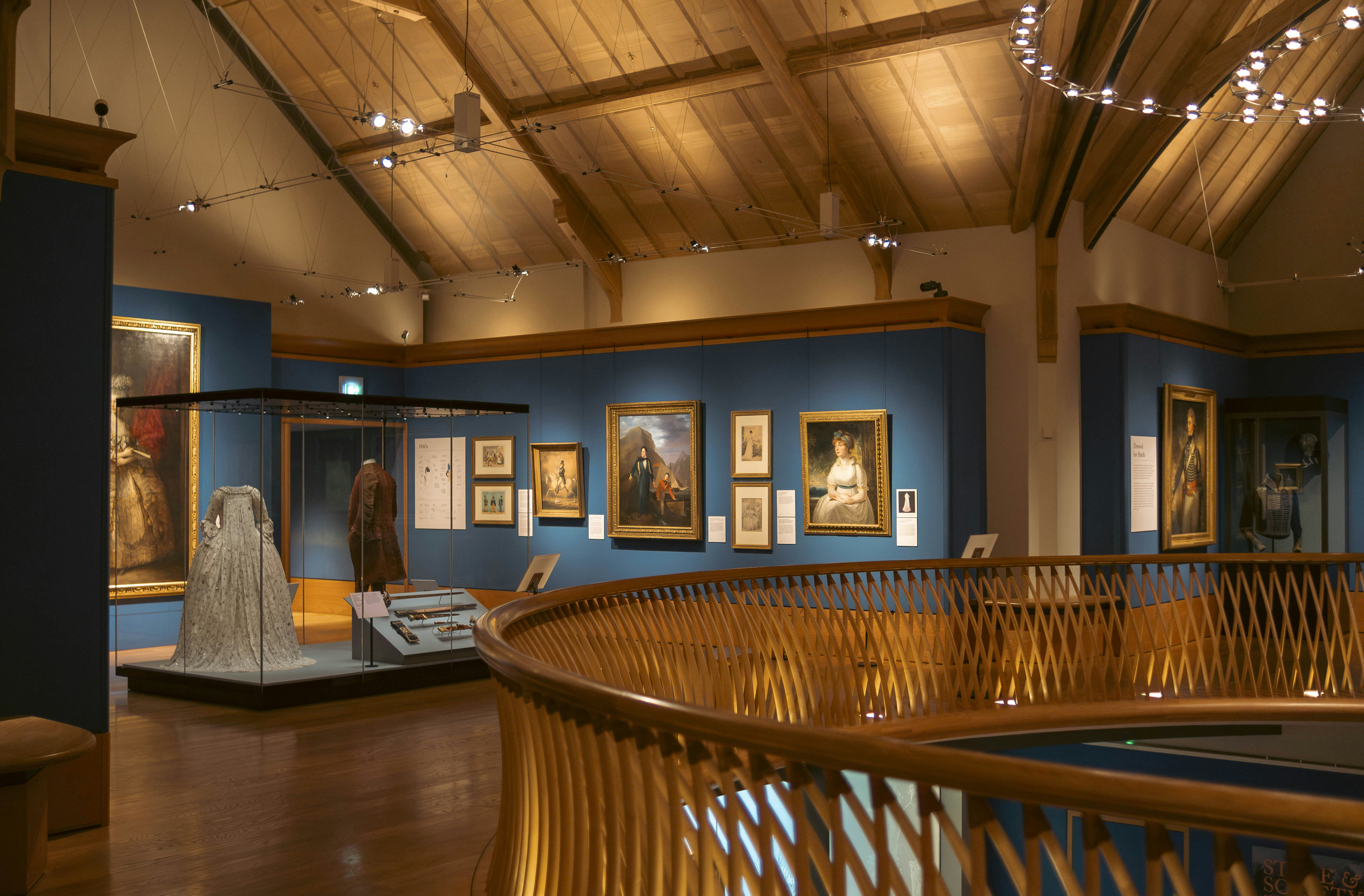 A Galeria do Rei no Palácio de Holyroodhouse