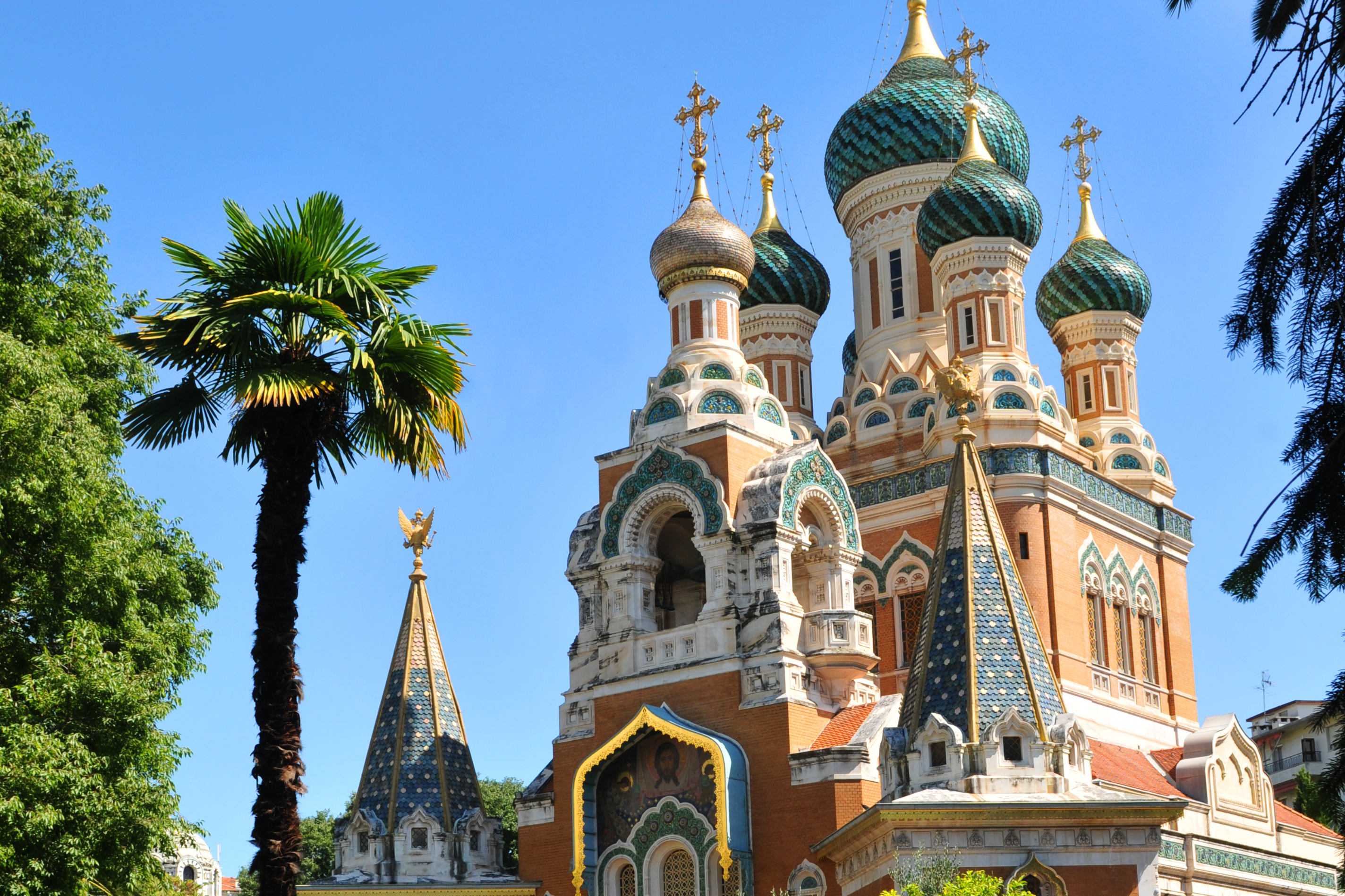 Russian Orthodox Cathedral Guided Tour + Highlights of Nice