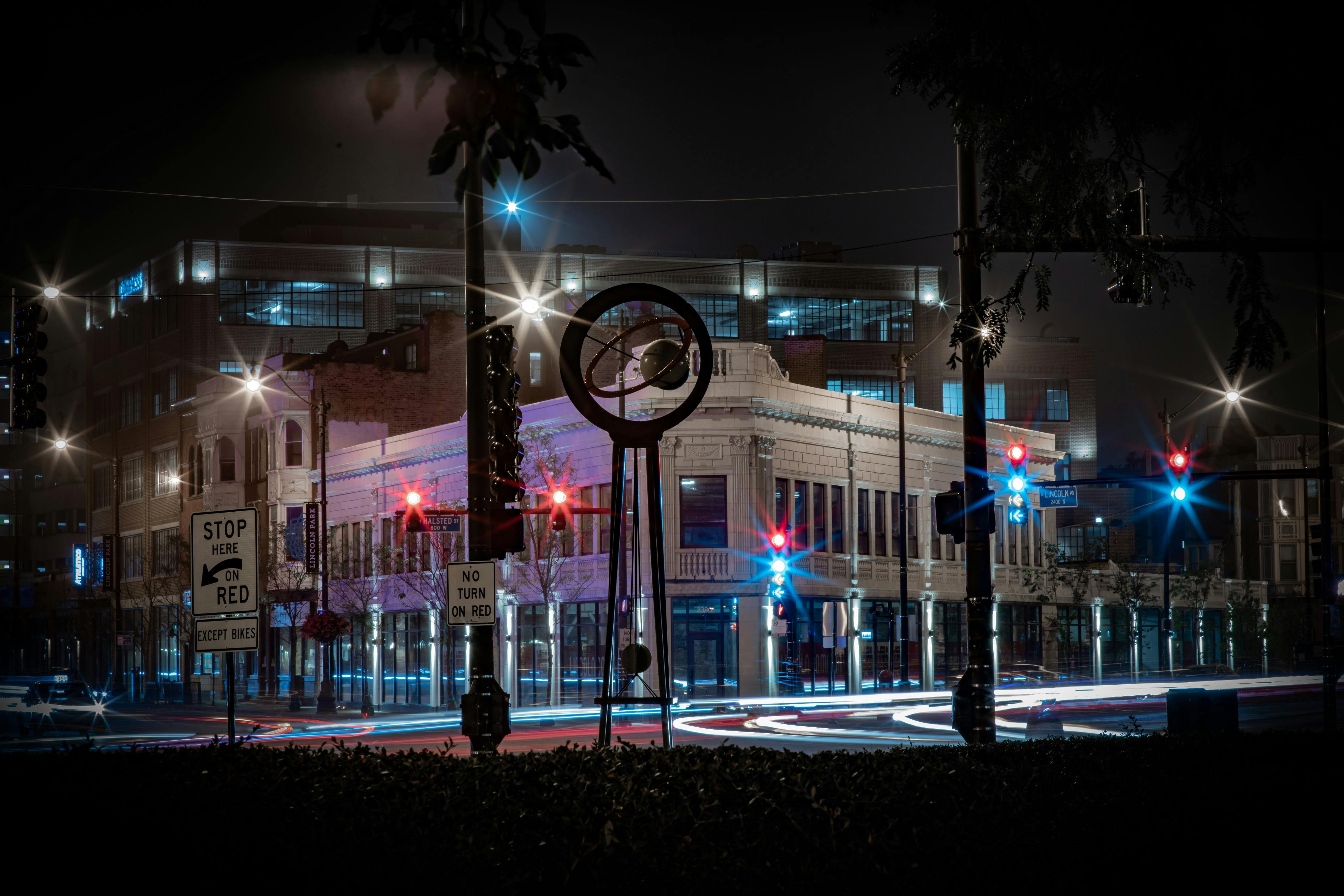 Evening shot at the Lincoln Ave.