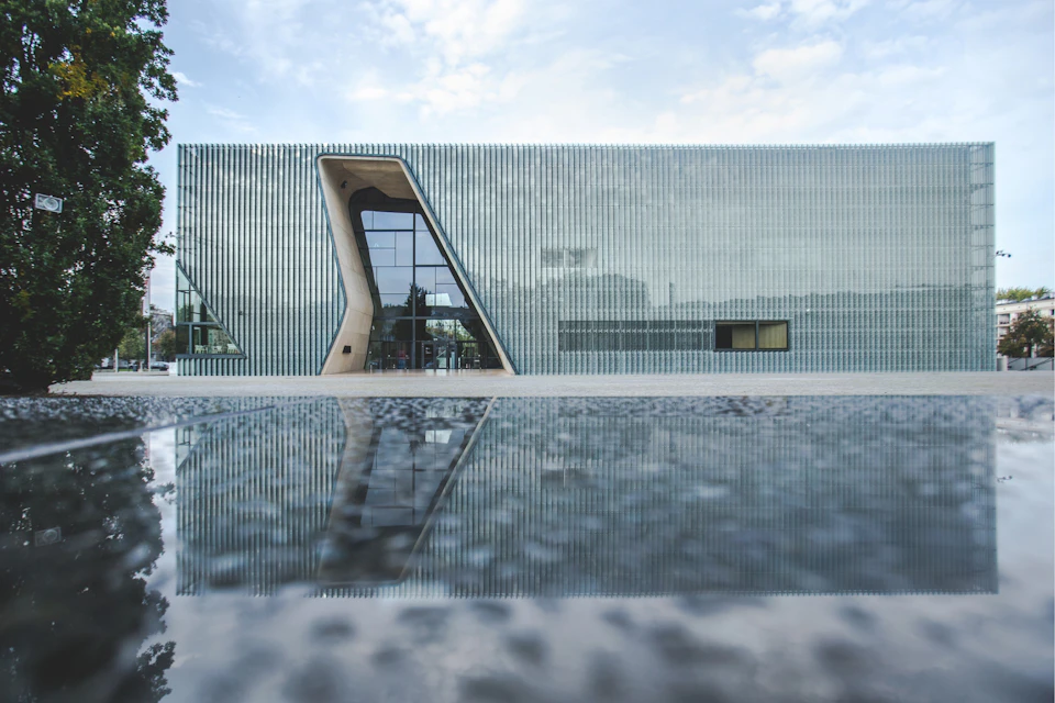 Facade of the museum building