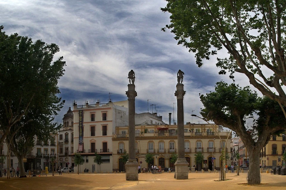 Alameda de Hércules, the oldest public garden in Europe
