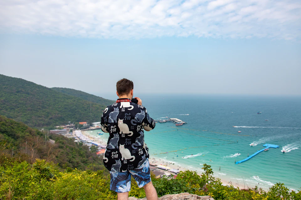 Relax and enjoy beach spots on scenic Pattaya Beach.