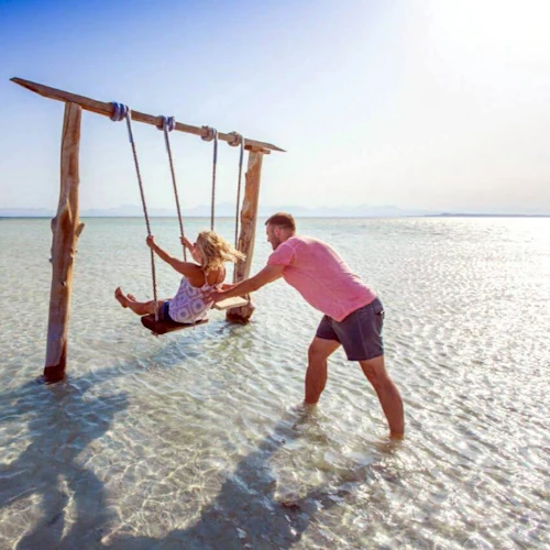 Ilha de Orange Bay: Excursão de mergulho com snorkel saindo de Hurghada + esportes aquáticos + almoço - Photo 7