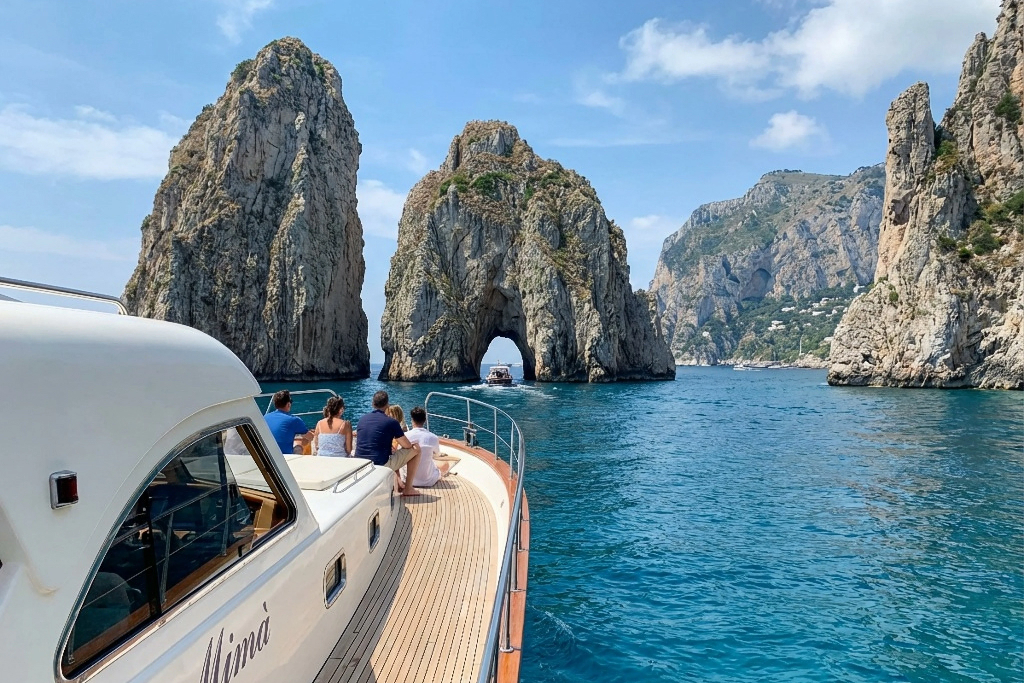 Capri: Guided Boat Tour from Sorrento + Brunch + Drinks