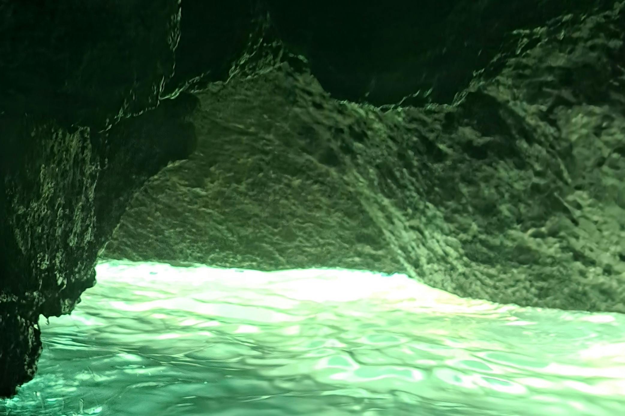 Zelená jeskyně Ischia