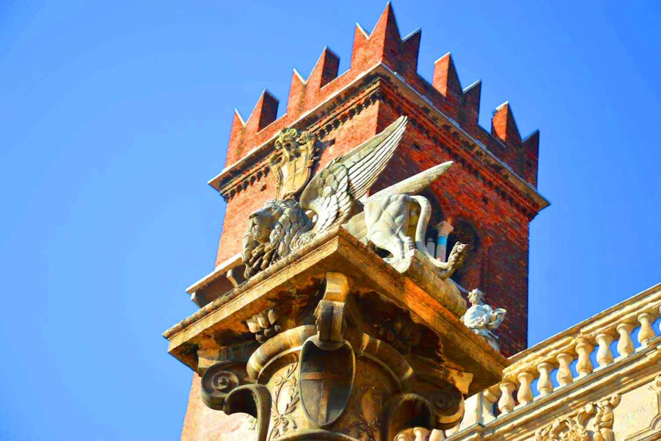 St. Mark's lion and Gardello tower