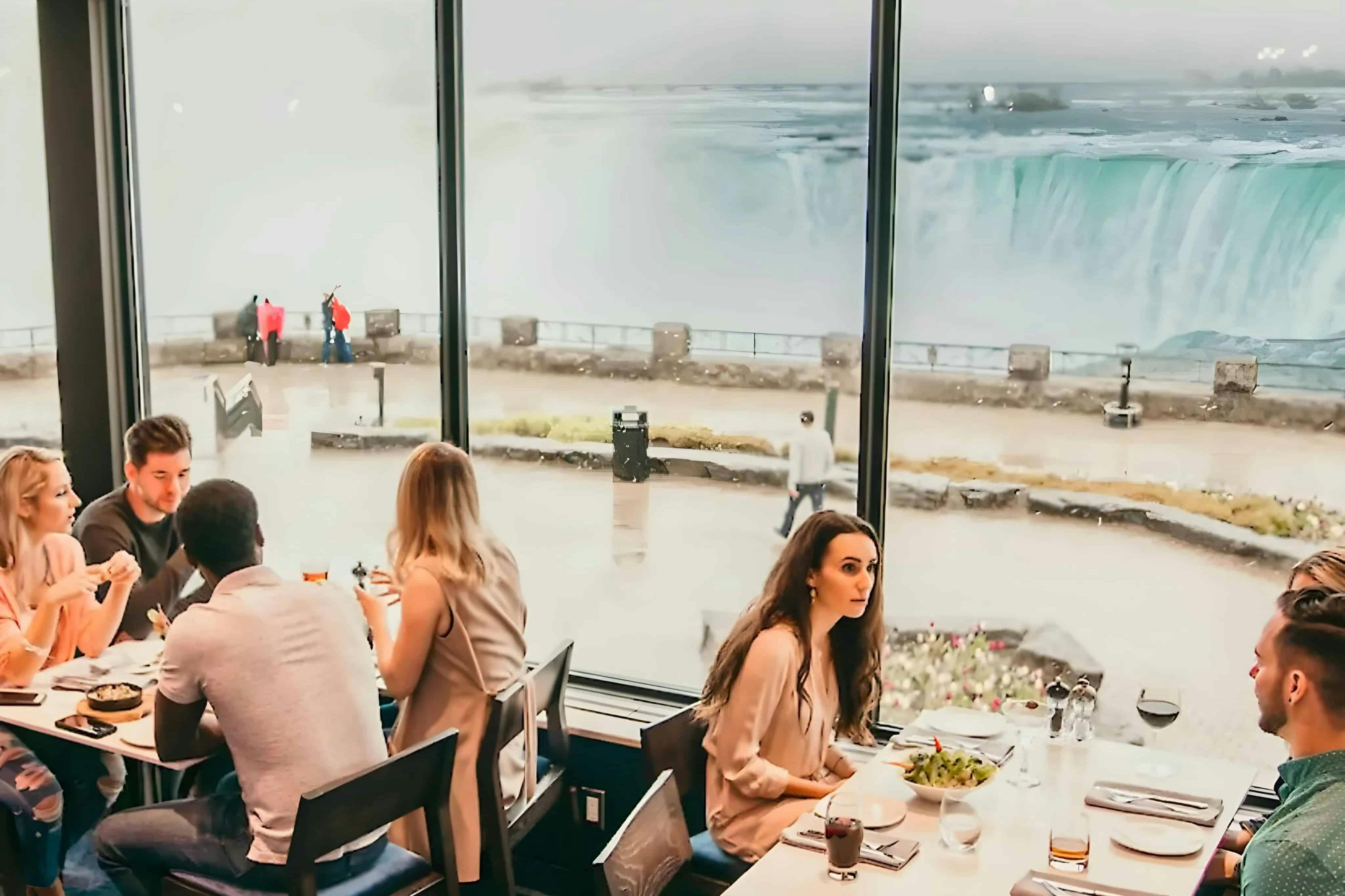 3-Course Dinner Overlooking the Waterfalls