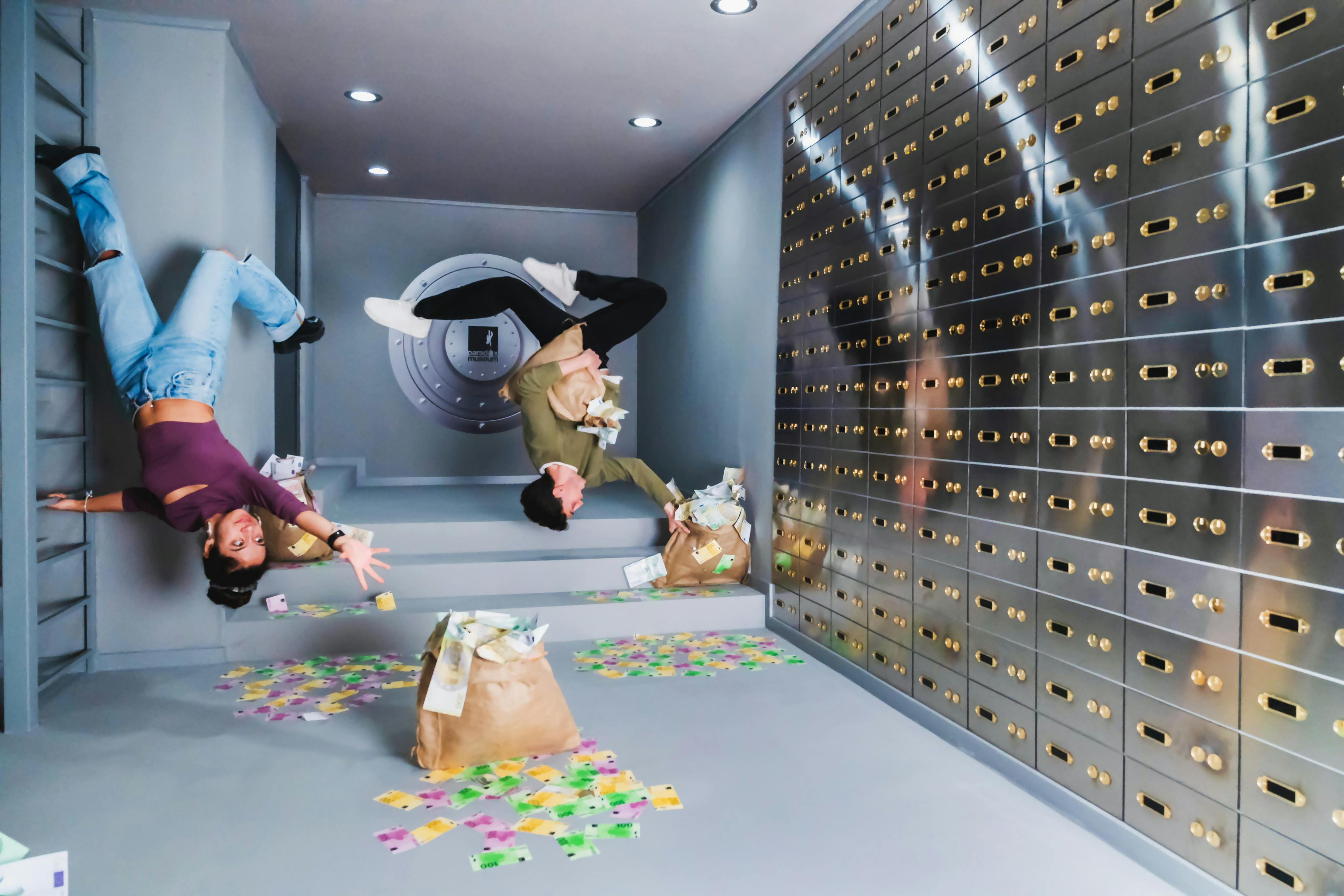 Bild des umgekehrten Raums im Museum