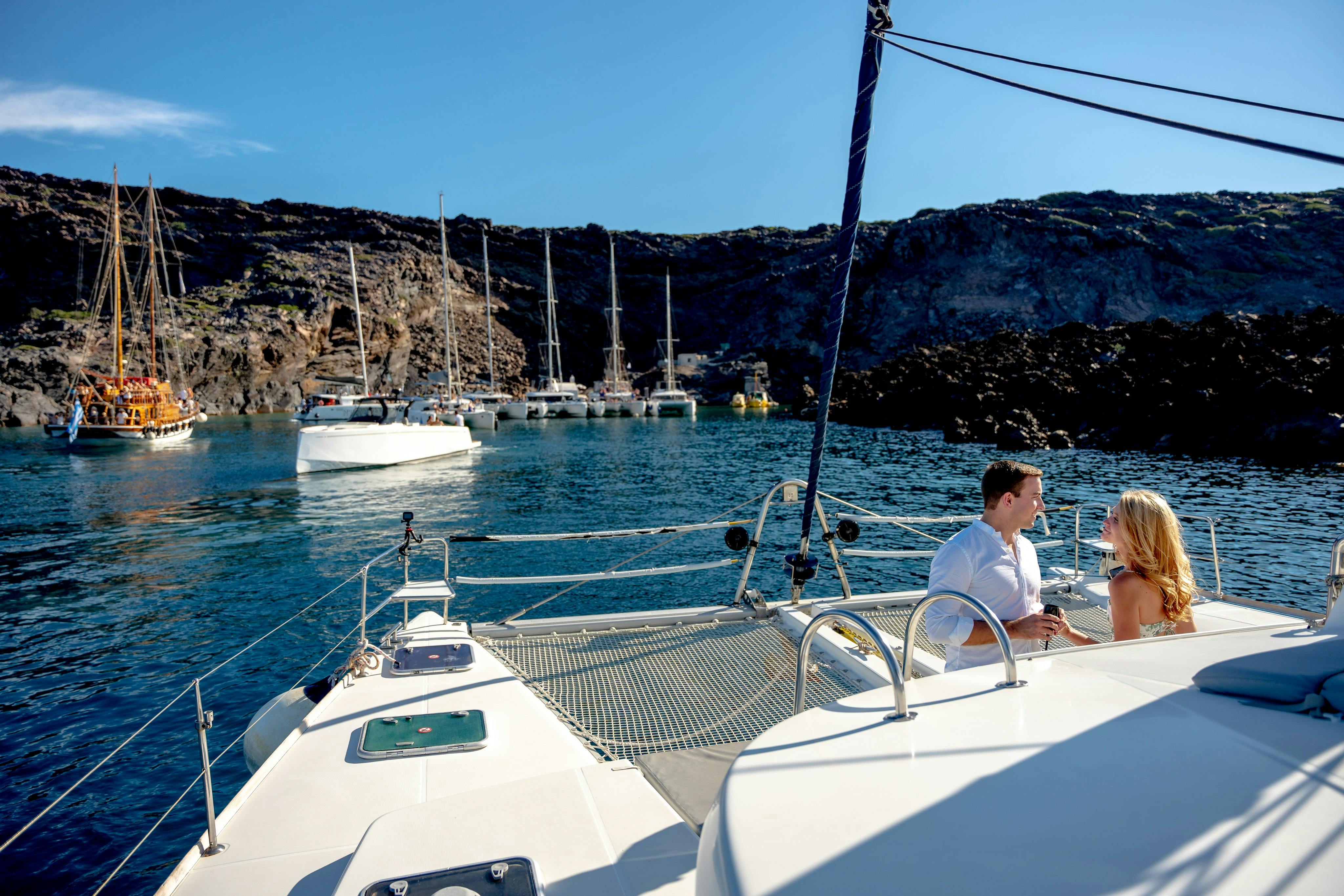 Catamaran cruise couple proposal