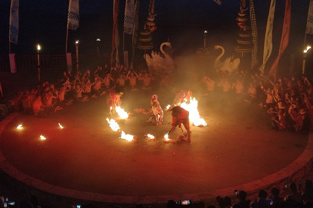 Melasti Beach Kecak Dance Show