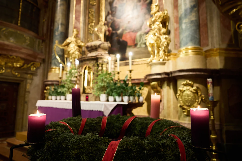 advent wreath / Adventkranz