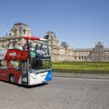 bus in front of Louvre