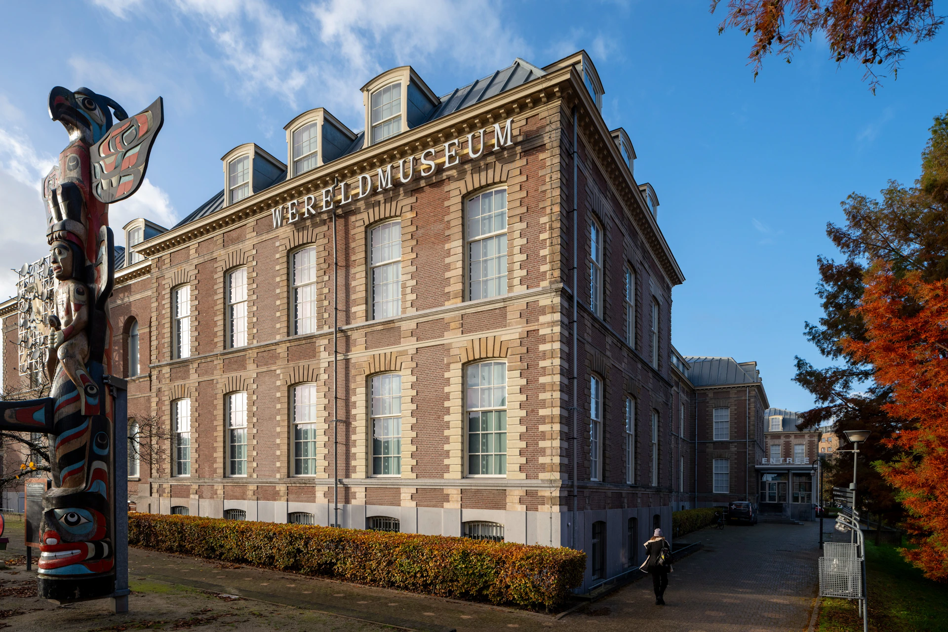 Front of museum