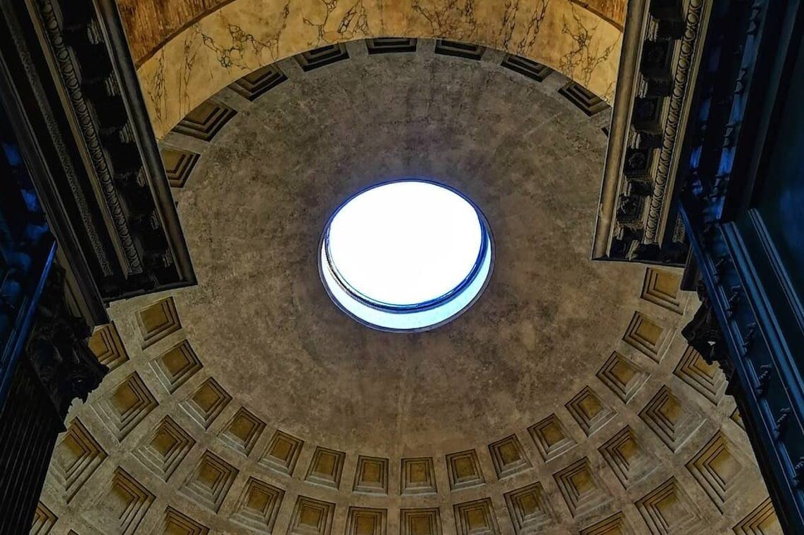 The Oculus inside the Pantheon