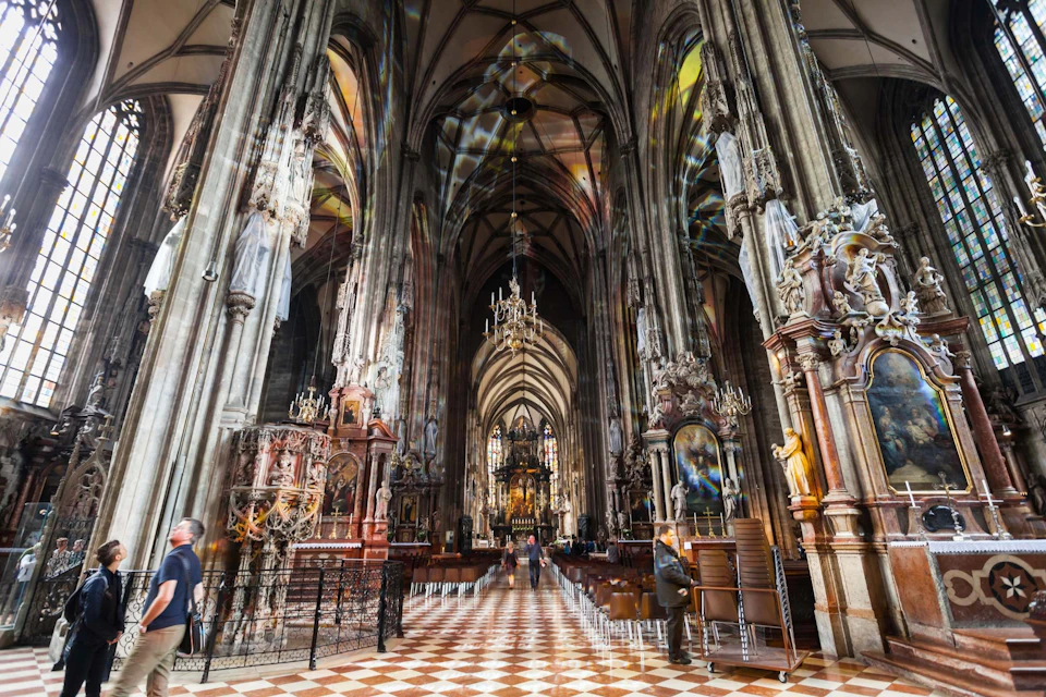 inside cathedral