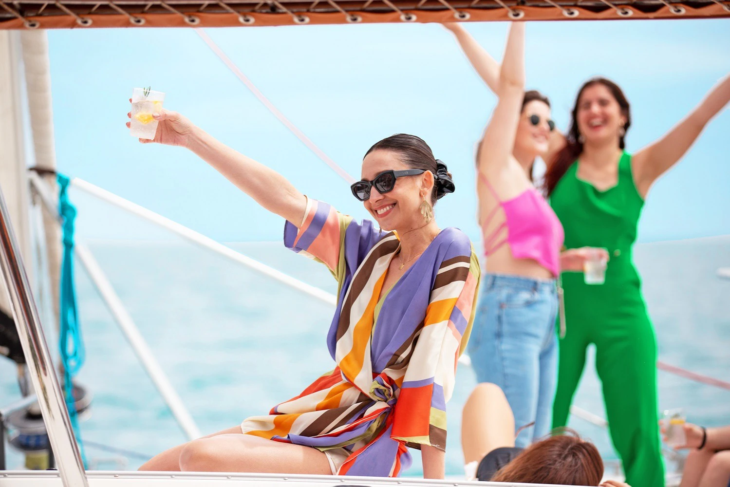 Barcelona: Daytime or Sunset Premium Catamaran Cruise