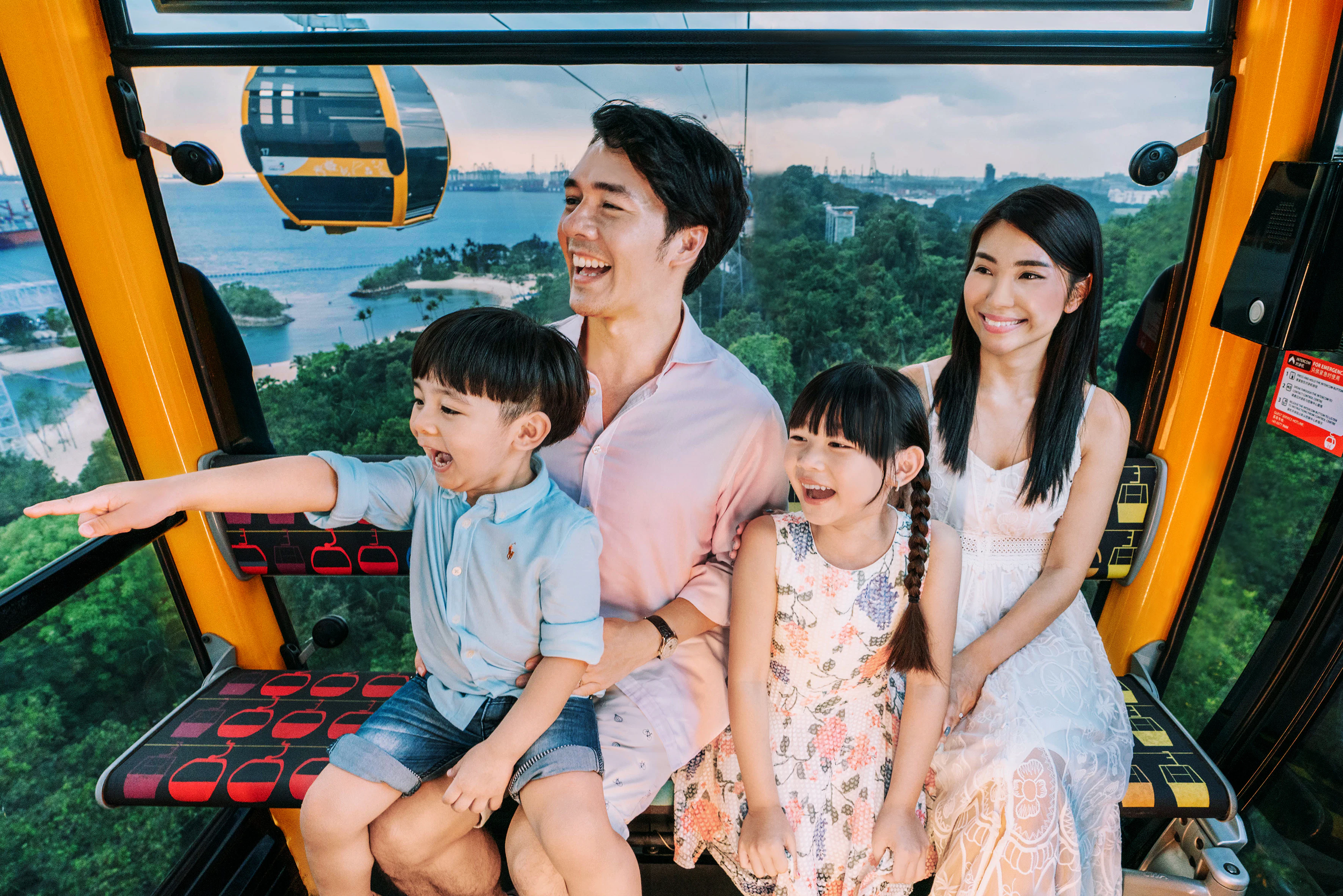 Singapura: Teleférico SkyPass (ida e volta)