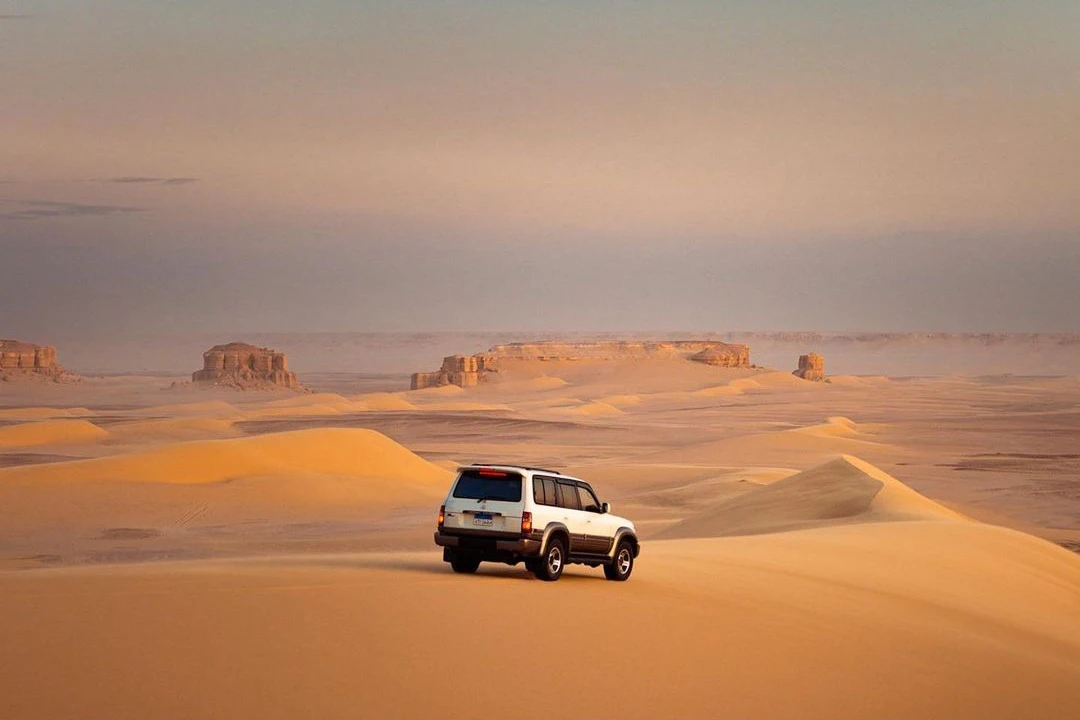 Wadi El Rayan: 4X4 Desert Safari, Sandboarding & Camel Ride from Cairo or Giza