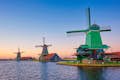 The famous windmills of Zaanse Schans