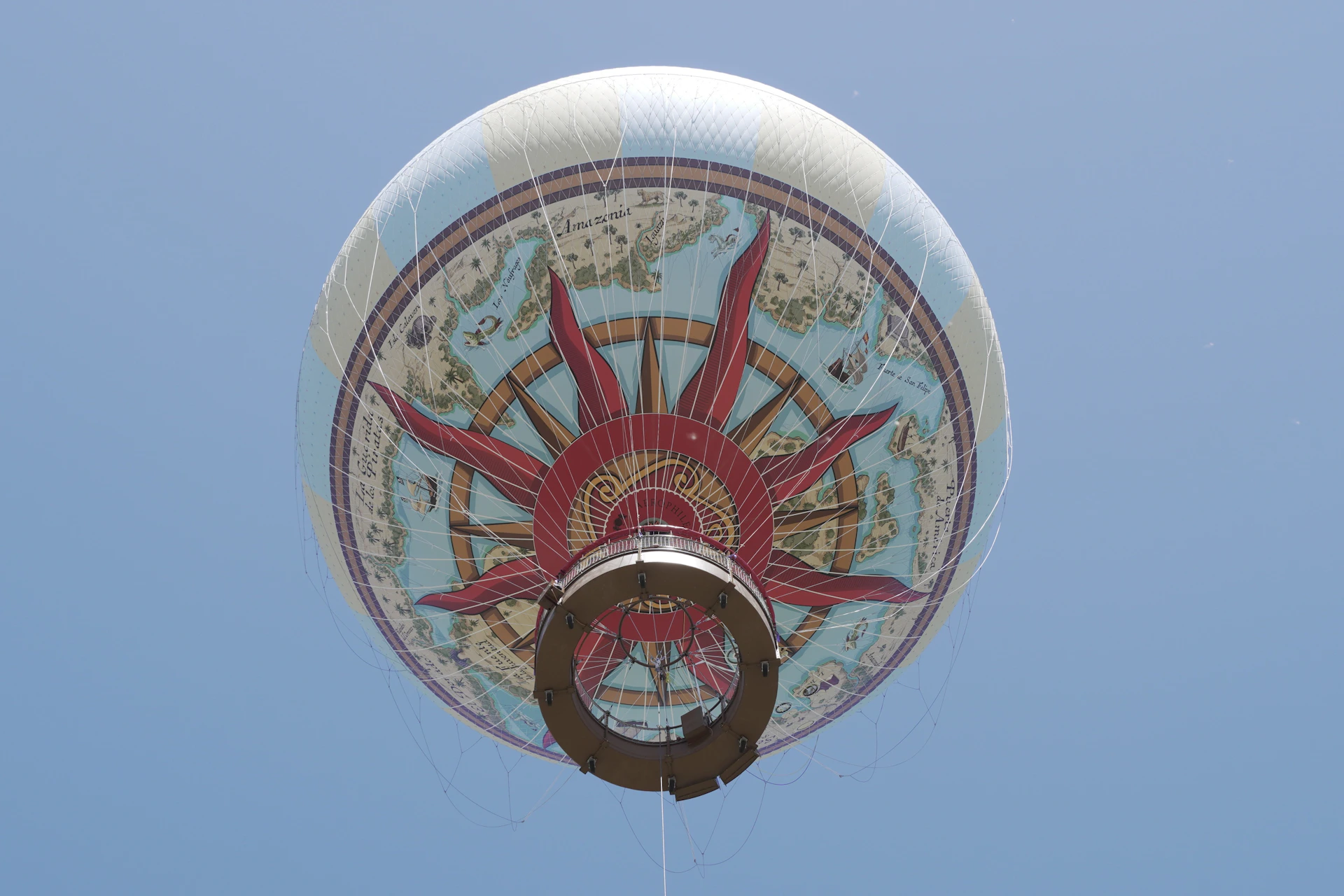 View Globe from launch platform.