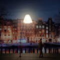 Kunstwerk Amsterdam lichtmanifestatie